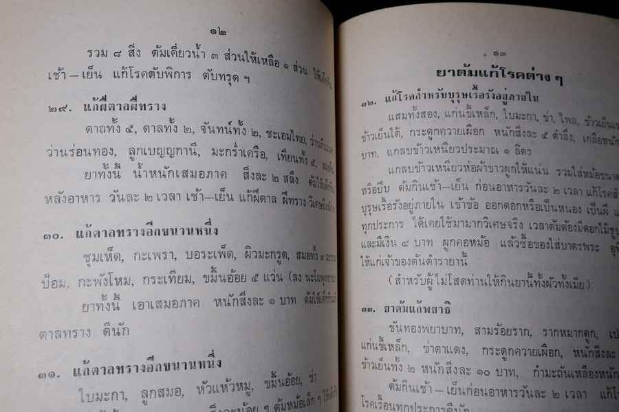 ตำรายาไทย (อนุสรณ์ หลวงสุเวชช์ศุภกิจ สิ่น สุวงศ์) ปี 2523 มีเนื้อหาตำรายา 84 หน้า