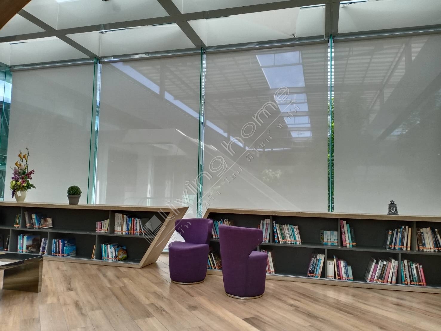 ม่านม้วน โปร่งแสง "SUNSCREEN ROLLER BLINDS" ผ้าม่าน ม่าน มู่ลี่ มู่ลี่ไม้ ม่านม้วน วอลเปเปอร์ รับติดตั้ง ออกแบบ ราคาถูก ทุกประเภท ทุกรูปแบบ