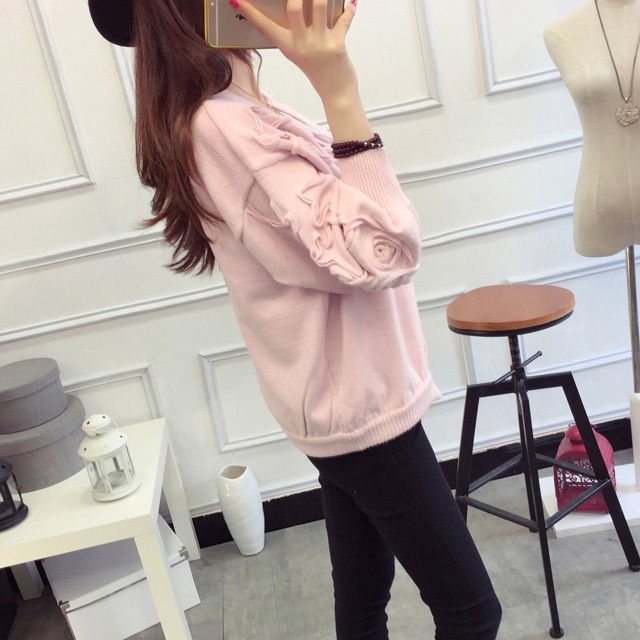 พรีออเดอร์ - เสื้อคาร์ดิแกนกันหนาว Pre - CT651 (สีชมพู)