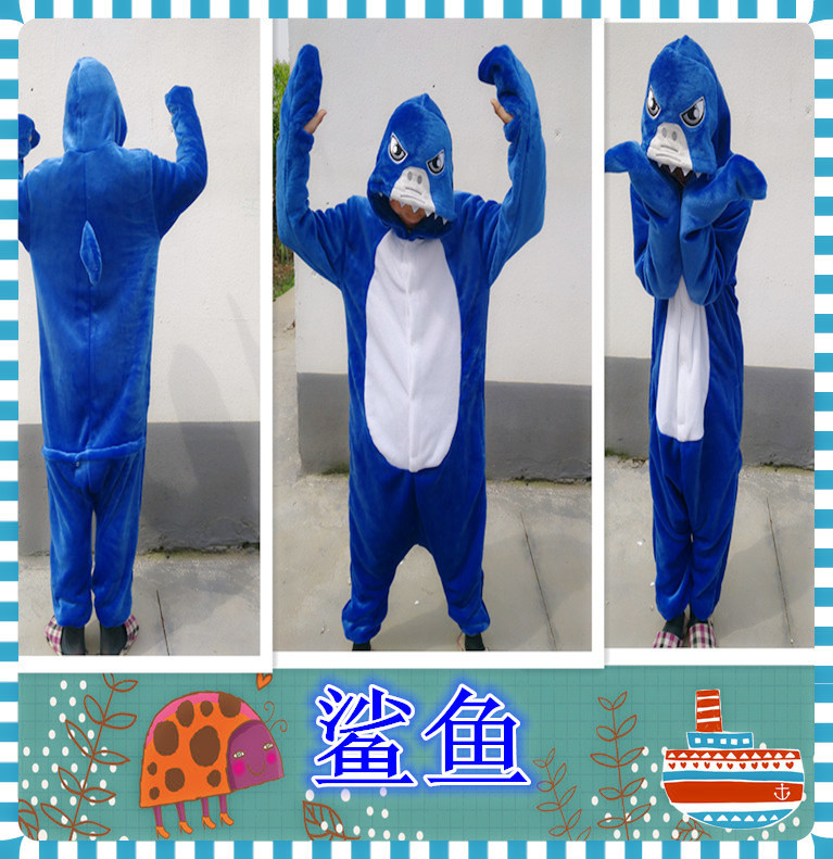 ชุดนอนมาสคอต / แฟนซี เด็ก ฉลาม