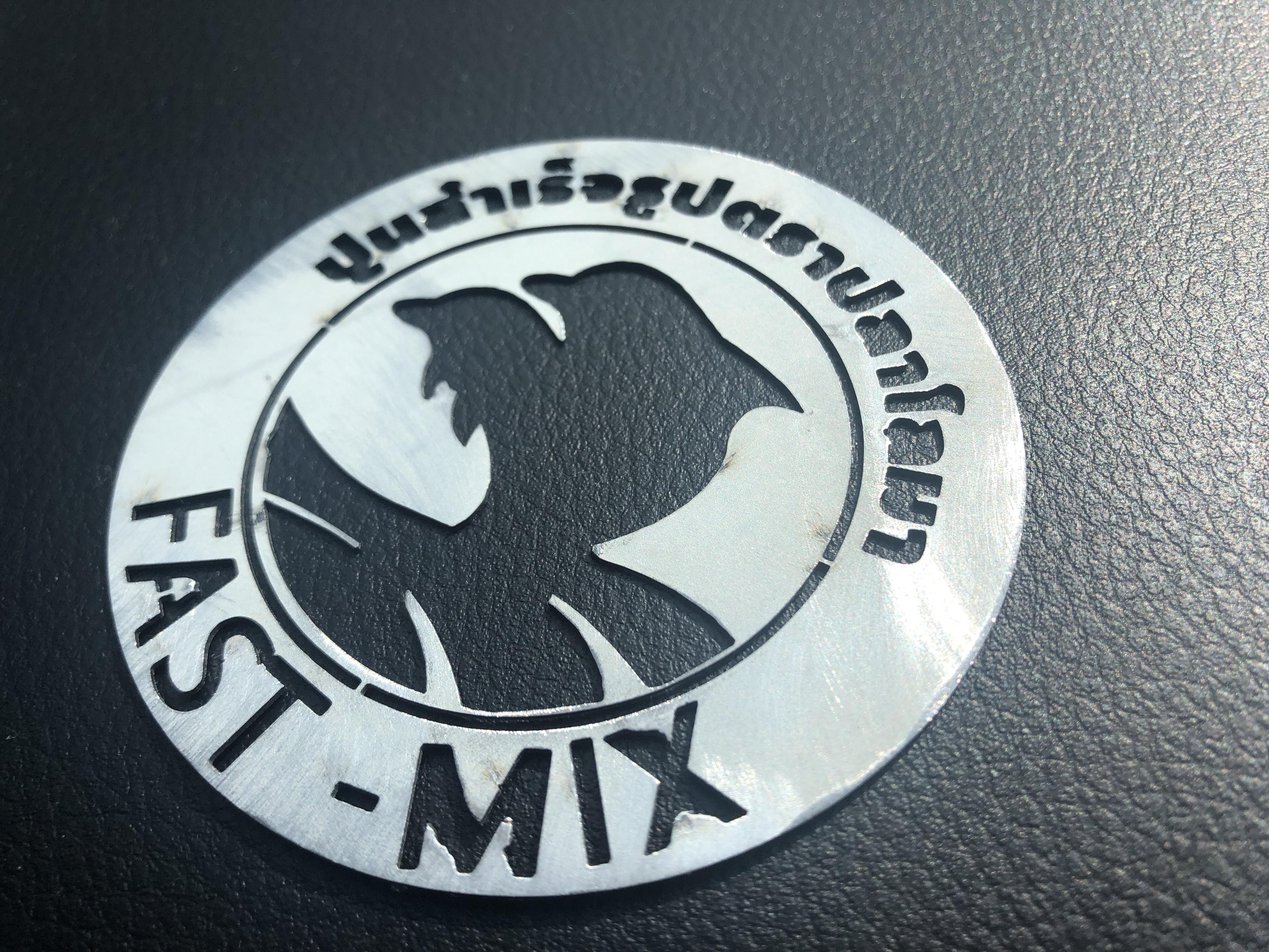 งานเลเซอร์เพลต พ่นสี #ปูนสำเร็จรูปตราปลาโลมา