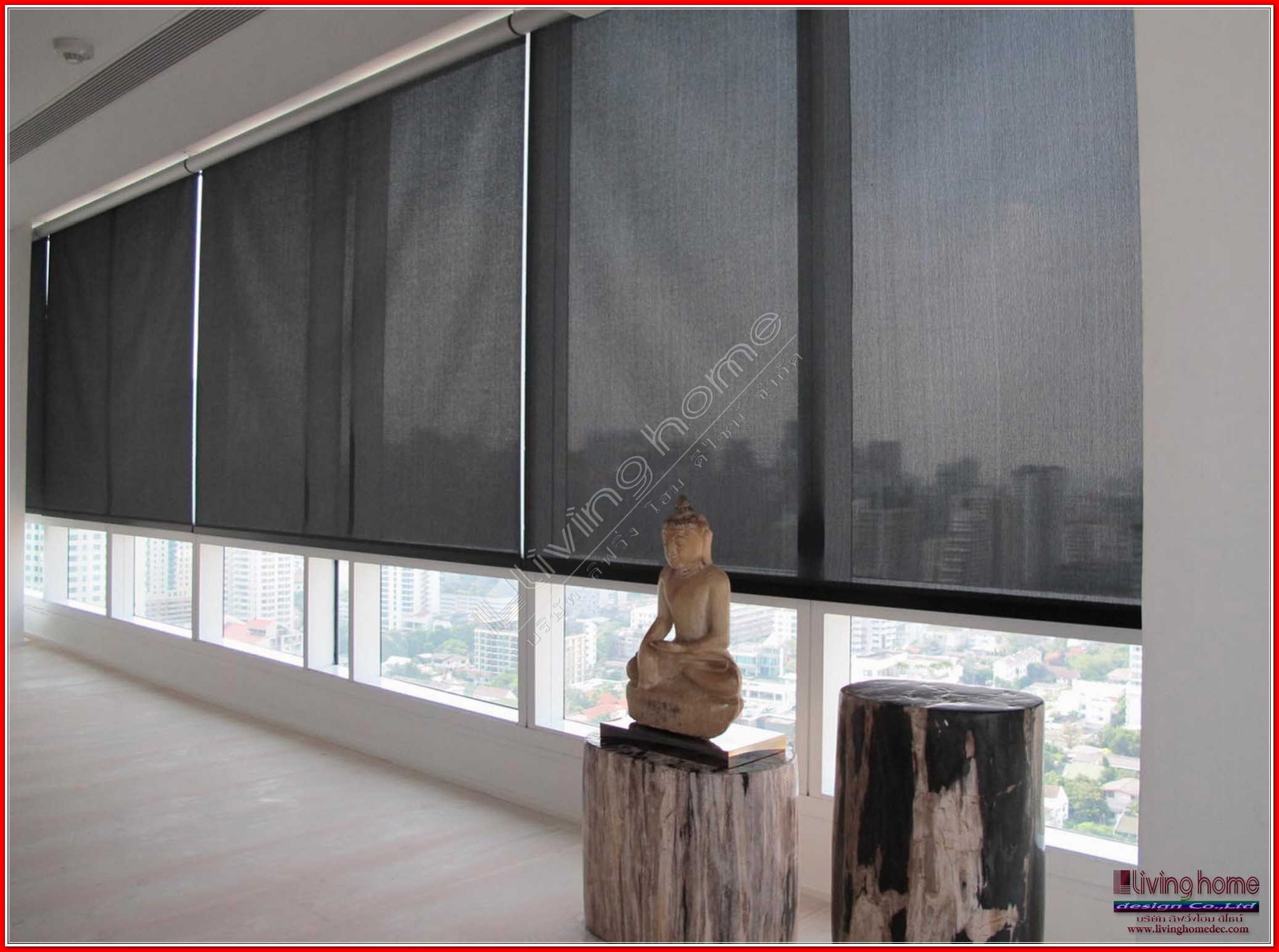 ม่านม้วน โปร่งแสง "SUNSCREEN ROLLER BLINDS" ผ้าม่าน ม่าน มู่ลี่ มู่ลี่ไม้ ม่านม้วน วอลเปเปอร์ รับติดตั้ง ออกแบบ ราคาถูก ทุกประเภท ทุกรูปแบบ
