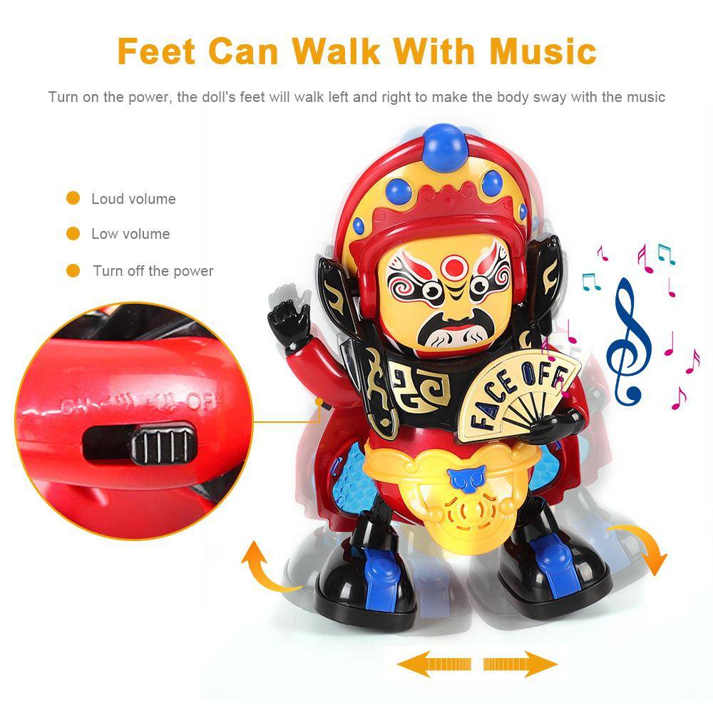 ตุ๊กตางิ้วเปลี่ยนหน้ากากเต้นได้