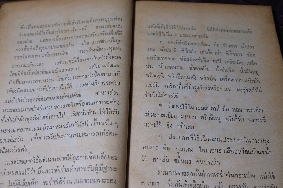 จัดสำรับ ชุด 3 โดย จิตต์สมาน โกมลฐิติ หนา 220 หน้า ปี 2520