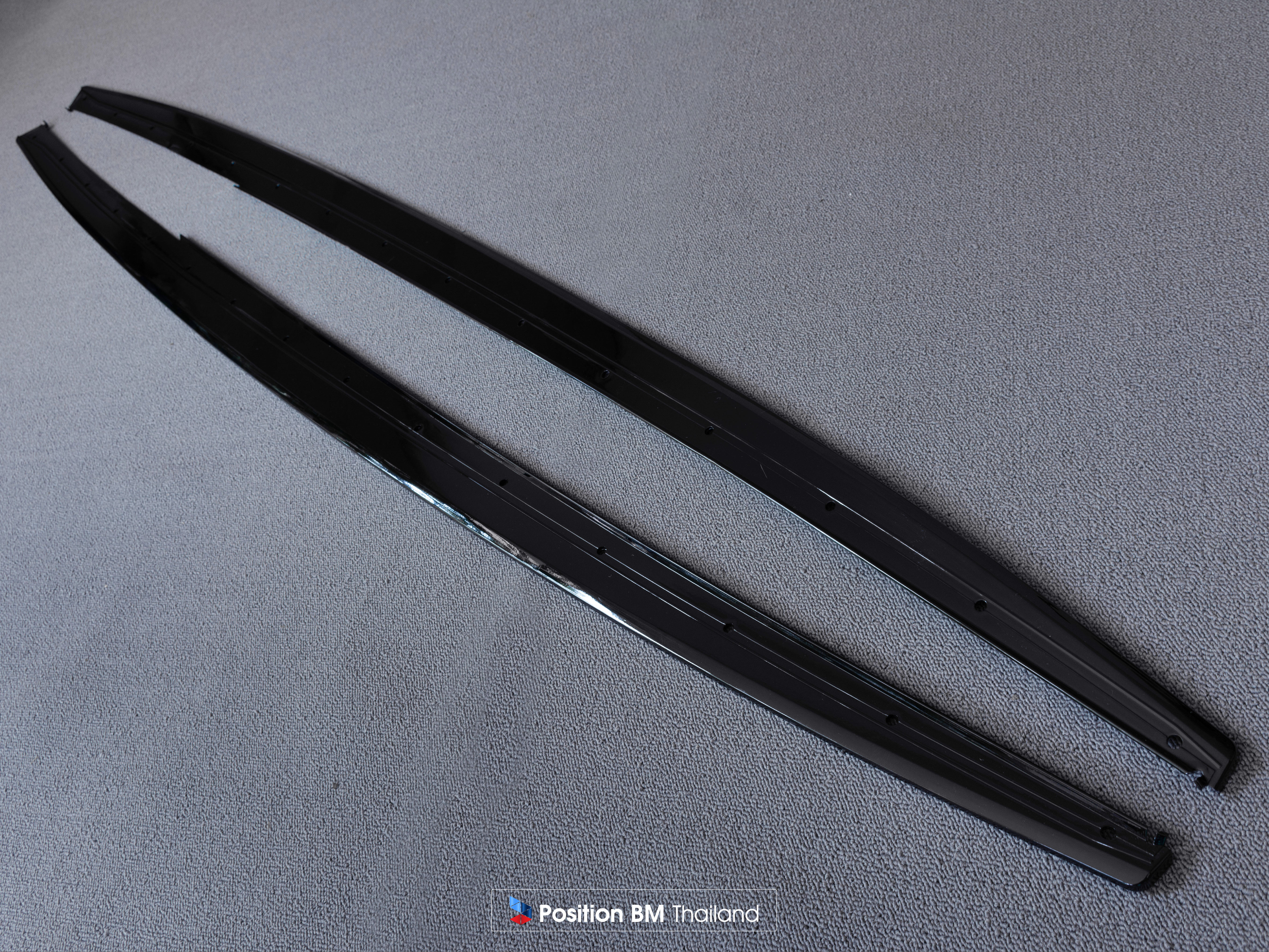 Side Skirts Black ABS