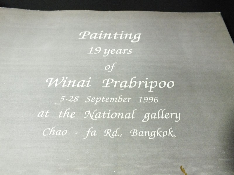 นิทรรศการ จิตรกรรม 19 ปี วินัย ปราบริปู 5-28 ก.ย. 2539 ณ หอศิลปเเห่งชาติ มี 154 หน้า