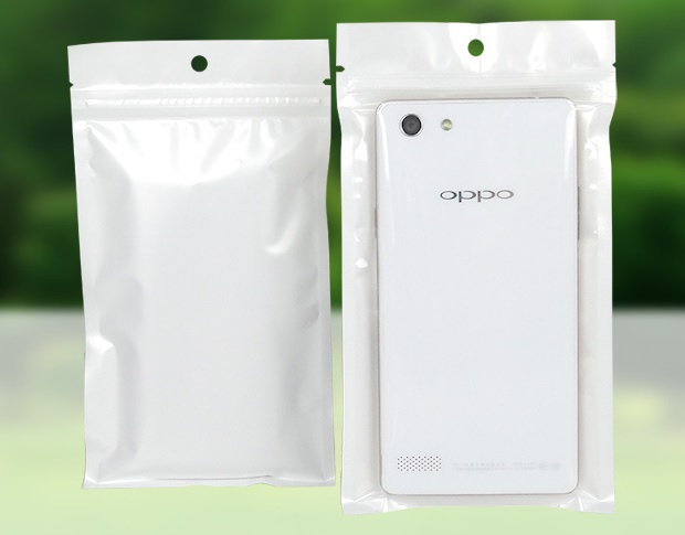 ถุงซิปแบน (ก้นตั้งไม่ได้) - หน้าใส หลังพลาสติกขาว