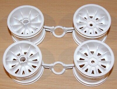 Wheels for Stadium Blitzer, Stadium Thunder, Blitzer Beetle, Aqroshot (White)(F/R:2Pcs.each)
