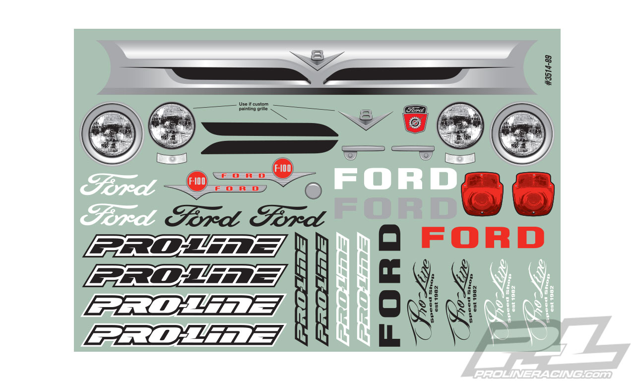 1956 Ford F-100 Pro-Touring Street Truck Clear Body