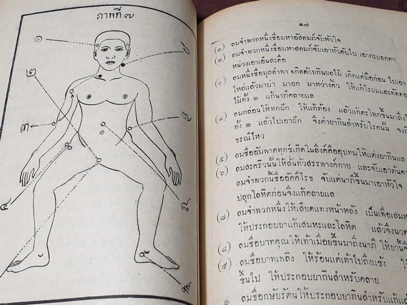 ตำราเเพทย์เเผนโบราณ ว่าด้วย วิชาหมอนวดโดย ร.อ.ขุนโยธาพืทักษ์(แท่น ประทีปะจิตติ) ปี 2504.