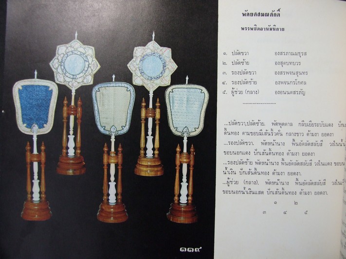 ทำเนียบ พัดยศสมณศักดิ์ มุทิตาสักการะ พระครูเพชรโรปมคุณ วัดเกาะ อ.เมือง จ.เพชรบุรี 5 ธ.ค.2515 โดย สนติ์ แสวงบุญ ปกแข็ง 240 หน้า