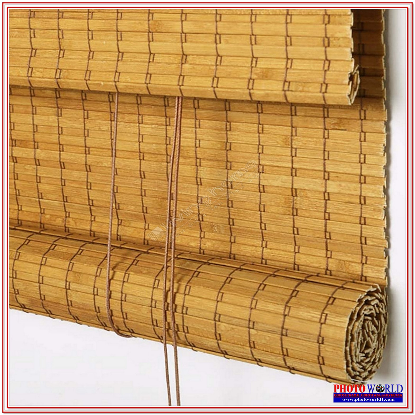 มู่ลี่ไม้ไผ่ "Bamboo Wooden Blinds" ผ้าม่าน ม่าน มู่ลี่ มู่ลี่ไม้ ม่านม้วน วอลเปเปอร์ รับติดตั้ง ออกแบบ ราคาถูก ทุกประเภท ทุกรูปแบบ