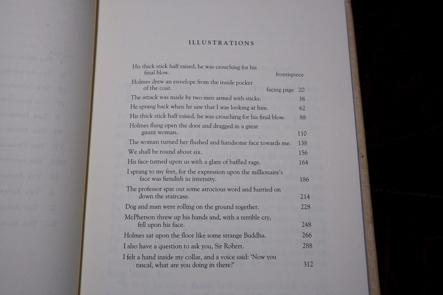 ชุด sherlock holmes by sir artur conan doyle ปกเเข็ง 8 เล่ม ปี 1994 (print in usa)
