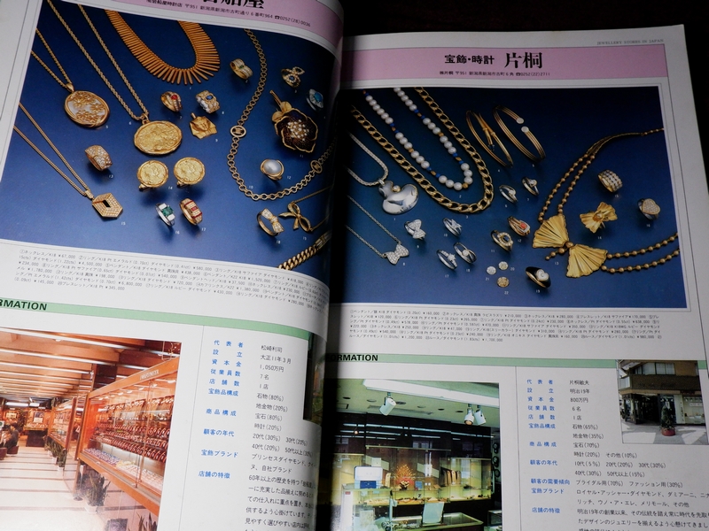 Jewellery Stores in Japan เล่มใหญ่ หนา 300 หน้า
