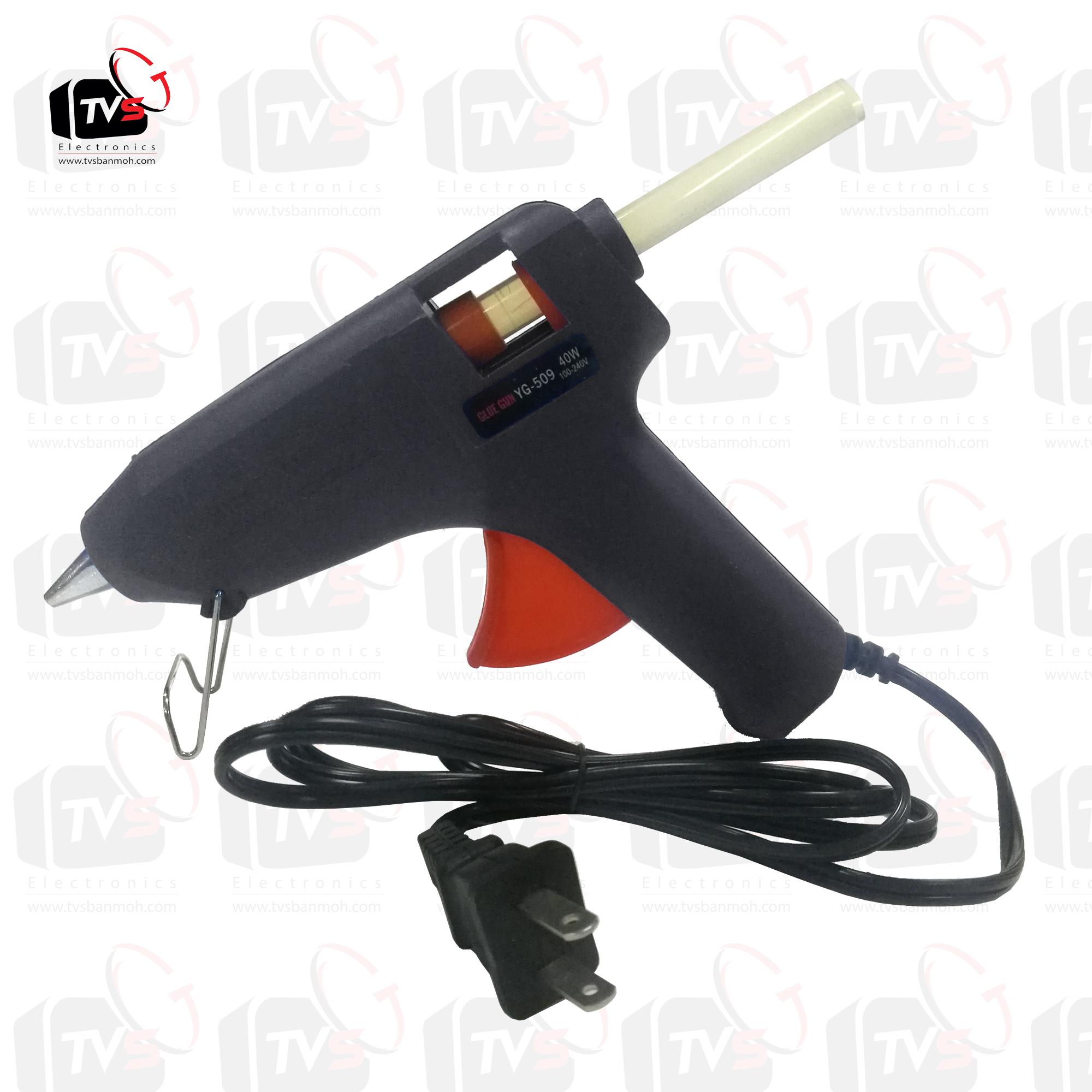 YUGO YG-59N ปืนยิงกาว ใช้กับกาวแท่งขนาดเส้นผ่าศูนย์กลาง 11mm 40W ด้ามสีดำ