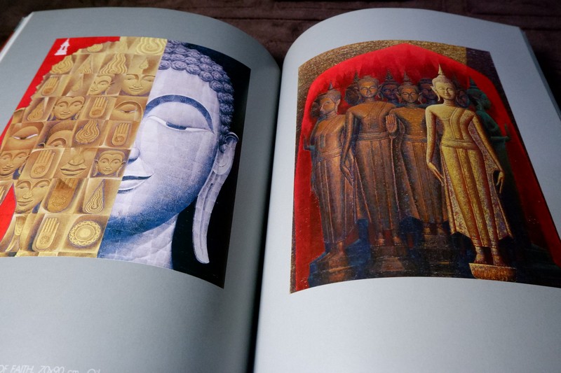 นิทรรศการ อุตตะมะ จฺตุ ทีเป (สูงสุดในสี่ทวีป) โดย พิชัย นิรันทร์ (ศิลปินเเห่งชาติ) อัศวิณีย์ หวานจริง อุดม หวานจริง ปี 2550