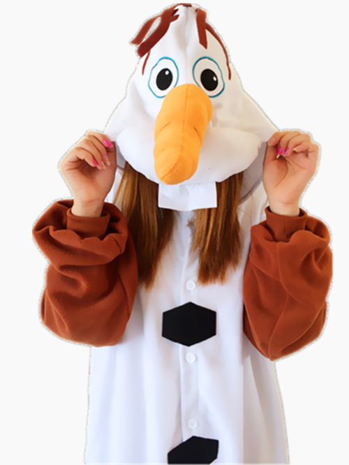 ชุดมาสคอต ผู้ใหญ่ โอลาฟ (Olaf) / สโนว์ แมน / มนุษย์หิมะ / snowman