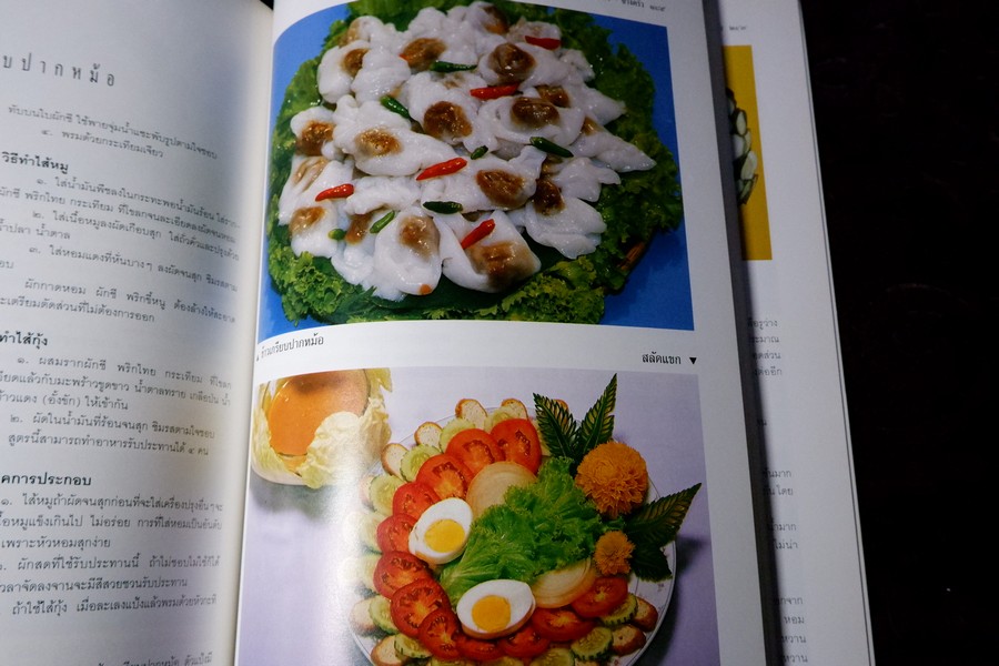 กุลสตรีข้างครัว (อาหารคาว จานเดียว กับเเกล้ม ของว่าง ขนมหวาน) โดย สุภาภรณ์ ปานนิล หนา 257 หน้า