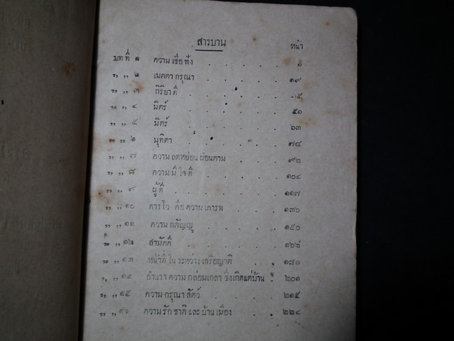 หนังสือสอนอ่าน กรมศึกษาธิการ ธรรมจริยา สำหรับชั้นมัธยม ของพระไพศาลศิลปศาสตร์ กับหลวงญาณวิจิตร์ ร.ศ.124 พิมพ์ครั้งเเรก ปกผ้า