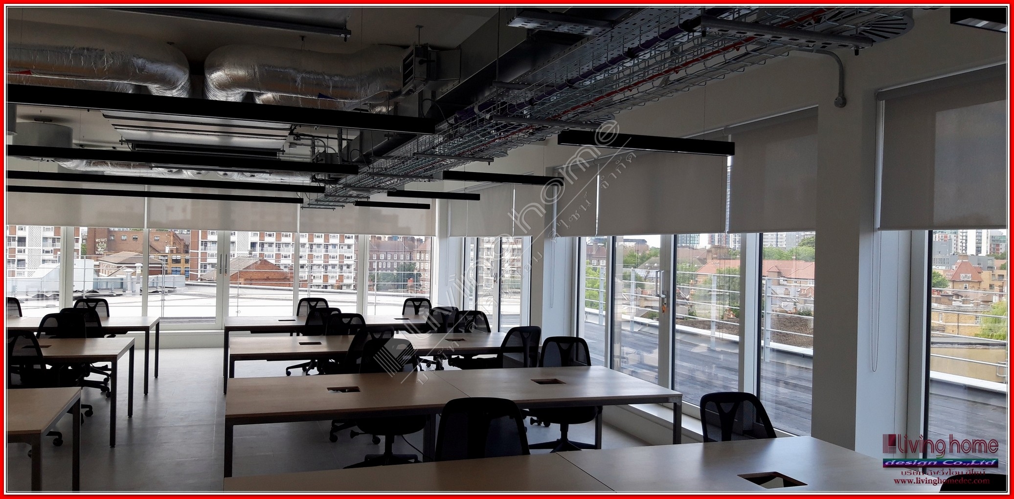 ม่านม้วน โปร่งแสง "SUNSCREEN ROLLER BLINDS" ผ้าม่าน ม่าน มู่ลี่ มู่ลี่ไม้ ม่านม้วน วอลเปเปอร์ รับติดตั้ง ออกแบบ ราคาถูก ทุกประเภท ทุกรูปแบบ