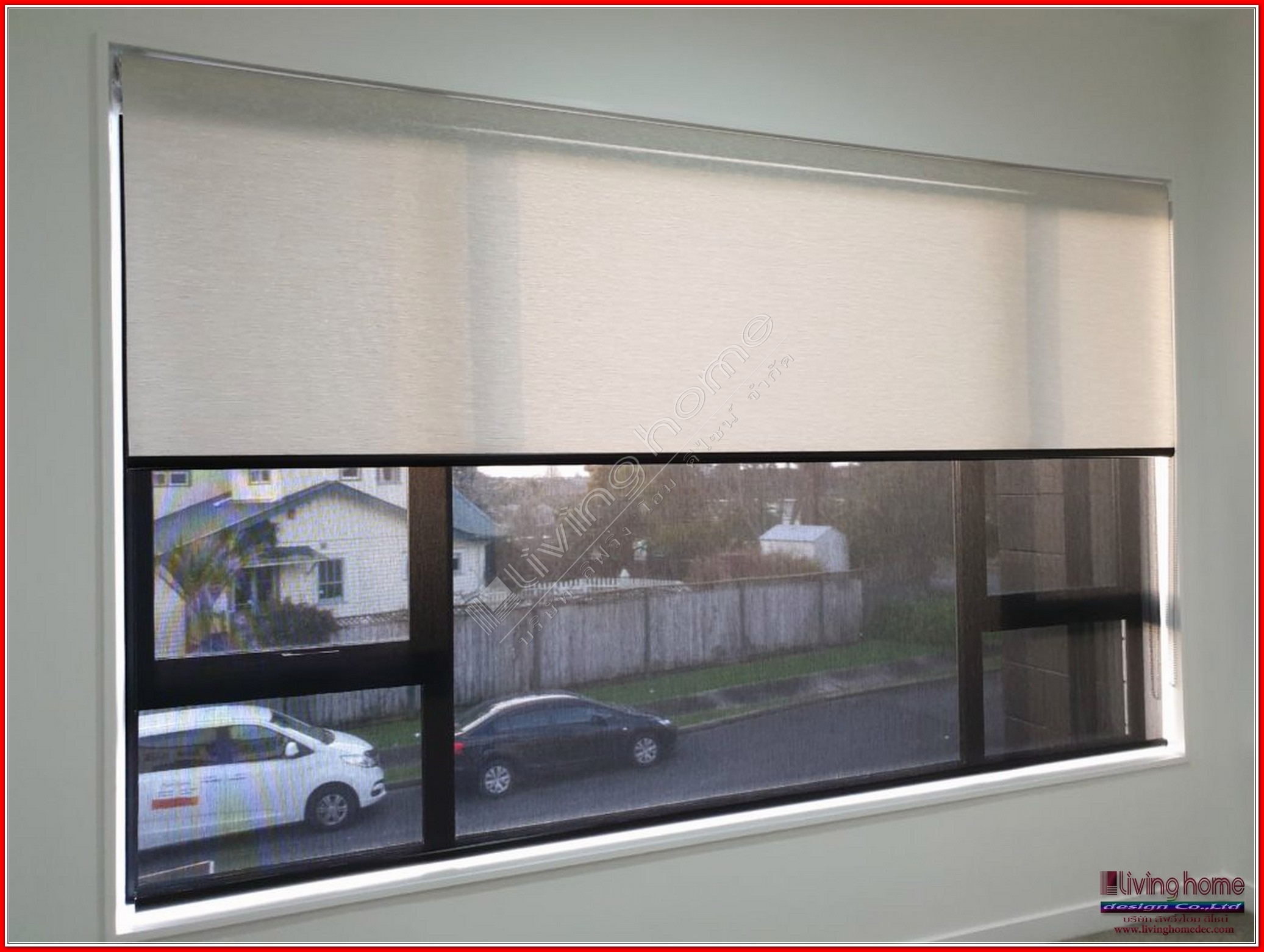 ม่านม้วน โปร่งแสง "SUNSCREEN ROLLER BLINDS" ผ้าม่าน ม่าน มู่ลี่ มู่ลี่ไม้ ม่านม้วน วอลเปเปอร์ รับติดตั้ง ออกแบบ ราคาถูก ทุกประเภท ทุกรูปแบบ