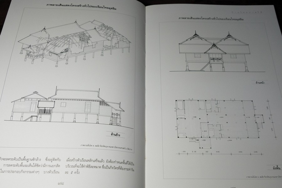 บ้านไทย จัดทำโดย บริษัทหลักทรัพย์กองทุนรวม จำกัด ปกแข็งพร้อมกล่อง ปี 2538