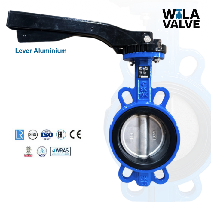 Butterfly valve wafer type Lever DN50