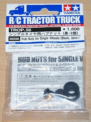 Hub Nuts for Single Wheels (Black, 2pcs.)