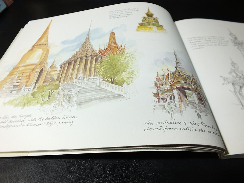 Thailand Sketchbook PORTRAIT OF THE KINGDOM (Painting by Taveepong Limapornvanich. Text by William Warren)