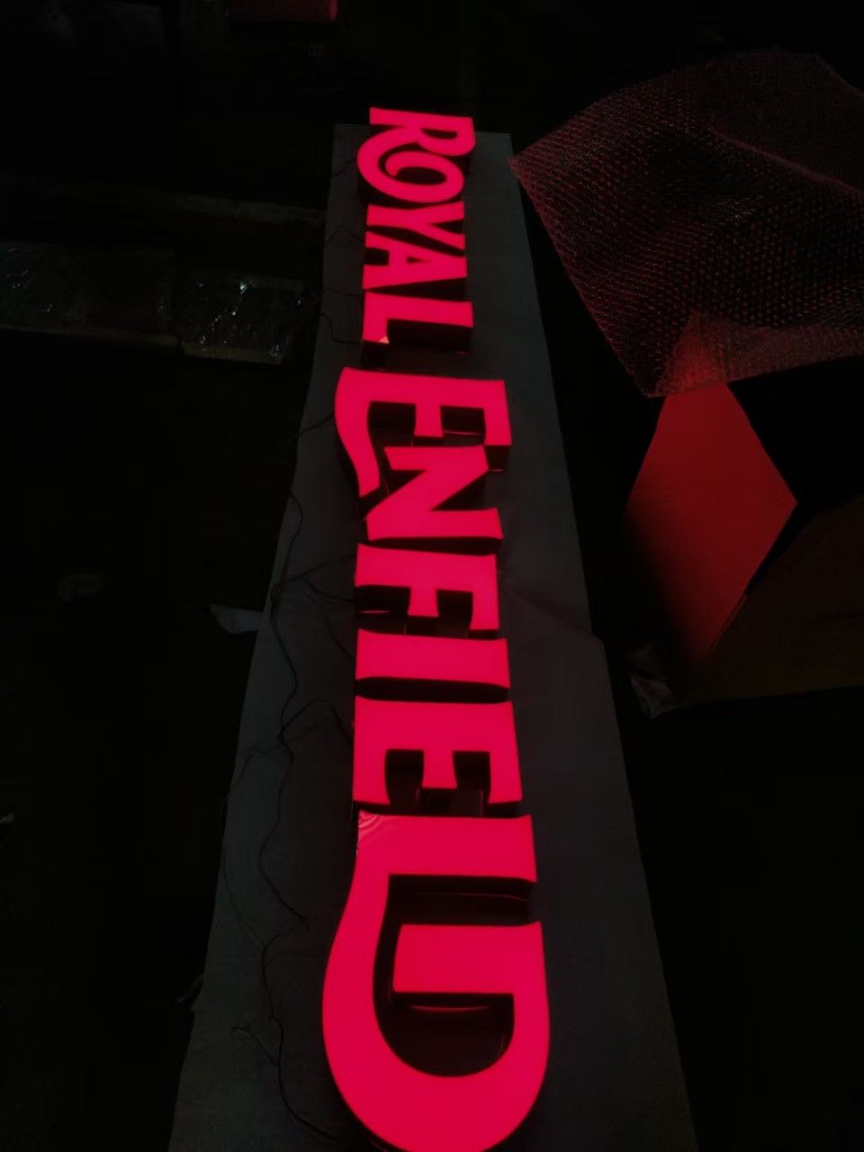 งานป้ายกล่องไฟ