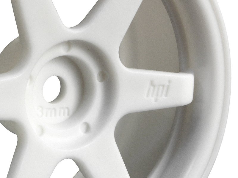 TE37 Wheel 26mm White (3mm Offset)