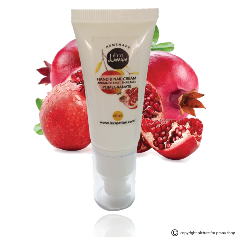 [ทับทิม ครีมบำรุงมือและเล็บ] Pomegranate Hand & Nail Cream หอม นุ่ม เข้มข้น แฮนด์ครีม 40g