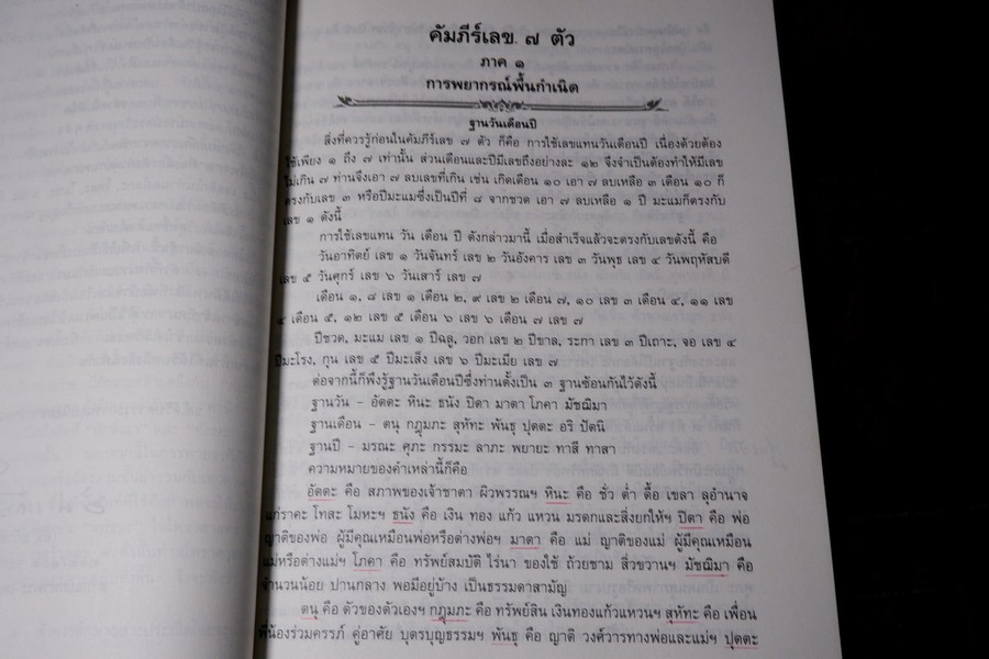คัมภีร์เลข 7 ตัว เเละ การพิเคราะห์ลักขณาต่างๆ โหราศาสตร์เบื้องต้น เเละการใช้ฤกษ์ โดย อั้น เเก้วสนธิ ปี 2534