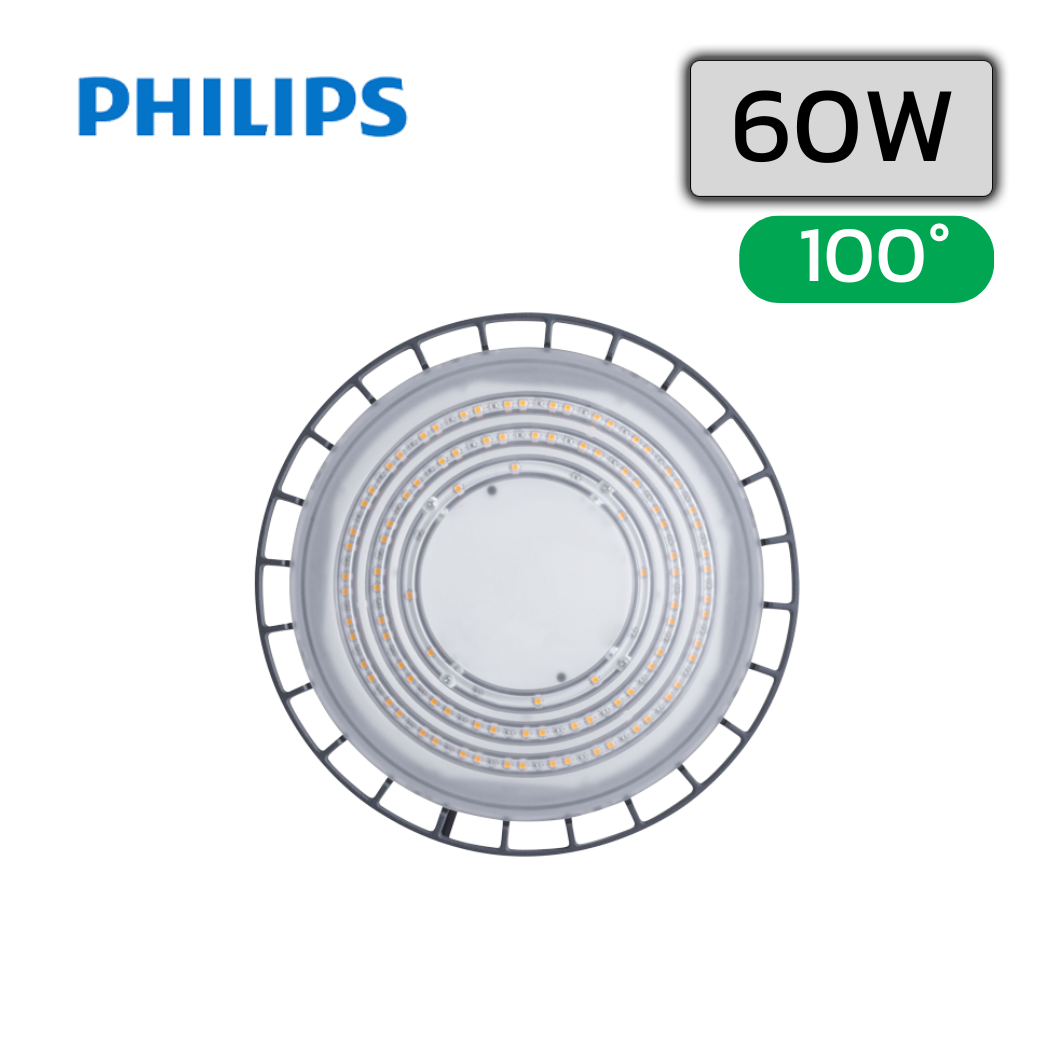 โคมไฮเบย์ LED 60W PHILIPS G2 BY239P LED80