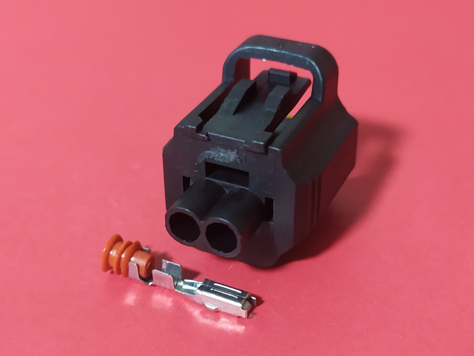 2 พิน ดำ/เหลือง Temp ร่องล่าง #178392-2