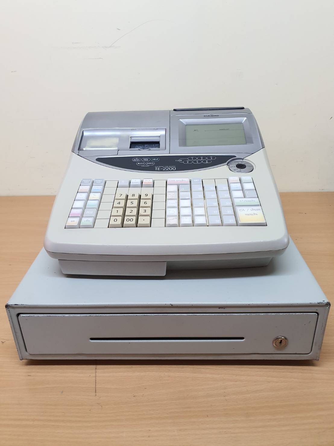 เครื่องเก็บเงิน คาสิโอ TE-2200 มือสอง
