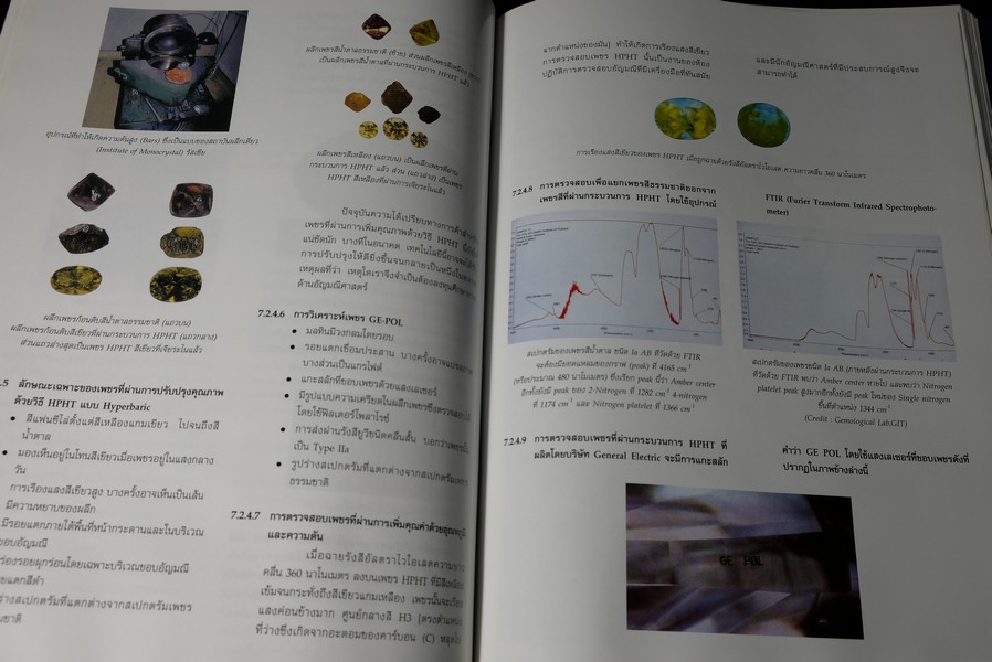 เพชร โดย ศ.ศักดา ศิริพันธุ์ ปกแข็ง พิมพ์ปี 2548