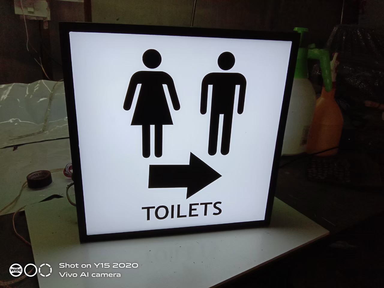 งานป้ายกล่องไฟ