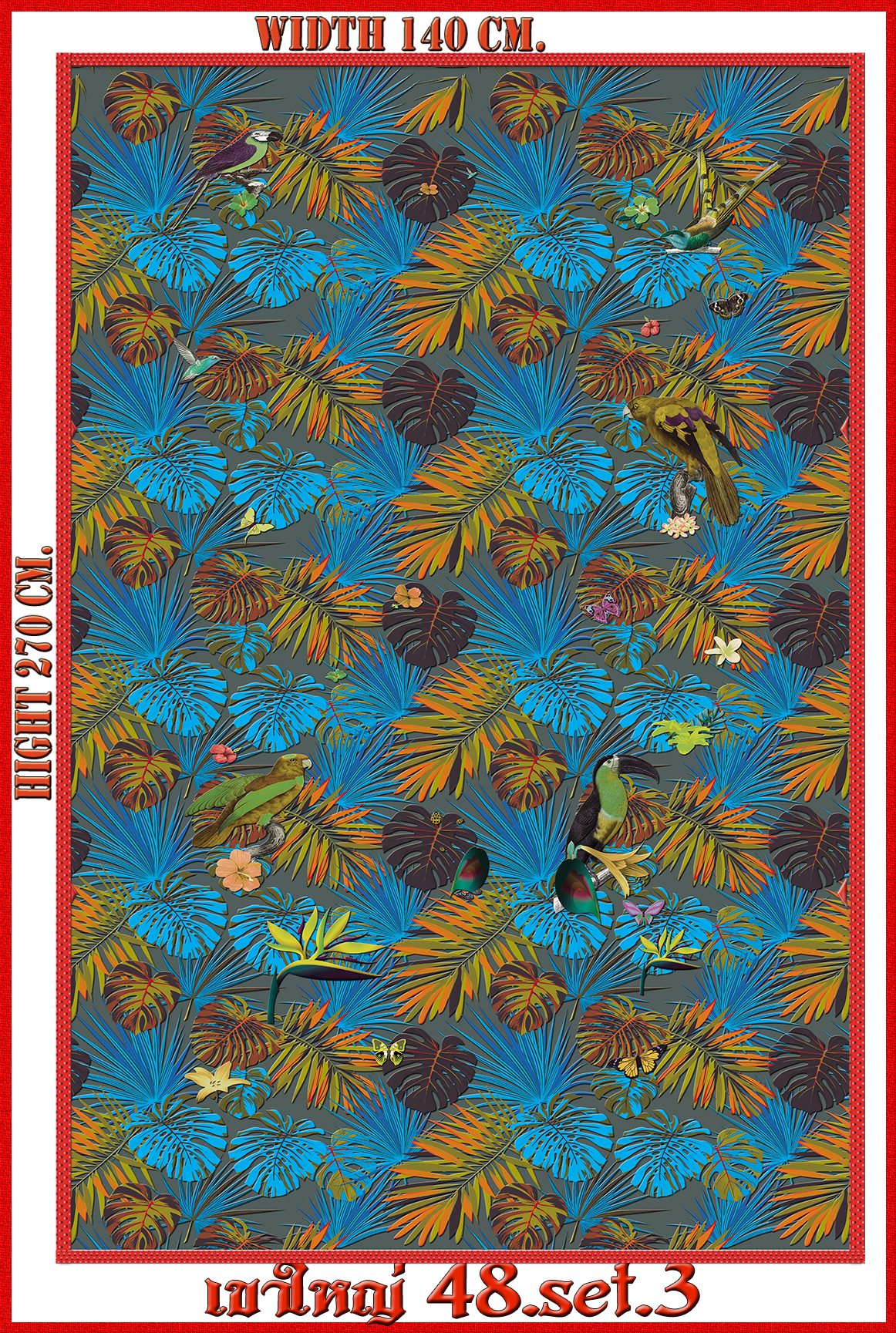 วอลเปเปอร์รูปภาพติดผนังสั่งทำ เขาใหญ่ 48(ลายเล็ก) มีภาพให้เลือกกว่า 50,000 ภาพ ออกแบบกราฟฟิค หรือ รูปภาพตามที่ท่านกำหนด ในสไตล์ท่านเอง "custom made"