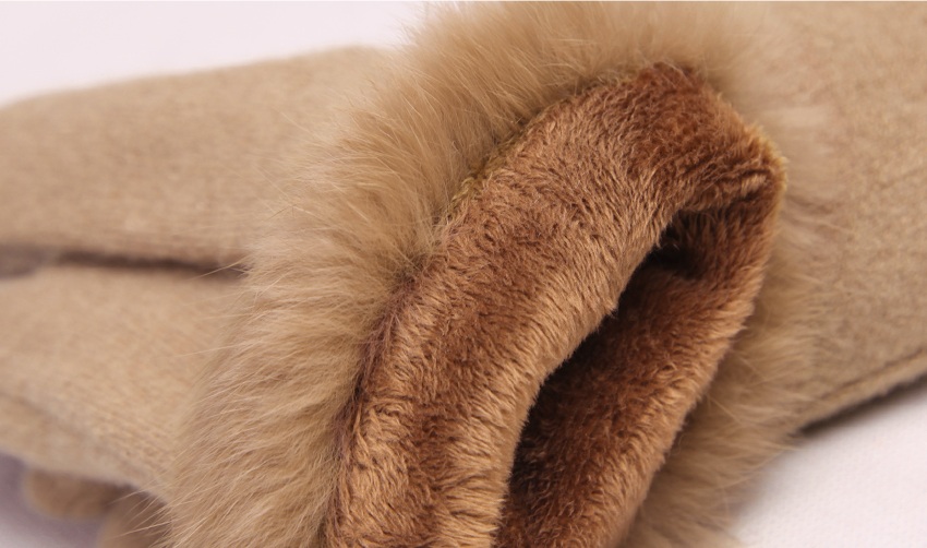 พร้อมส่ง - ถุงมือกันหนาว GT221 (สีน้ำตาล)