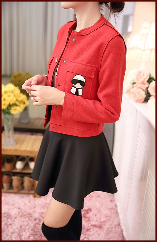 พรีออเดอร์ - เสื้อแจ็คเก็ต Pre - CT667 (สีแดง)