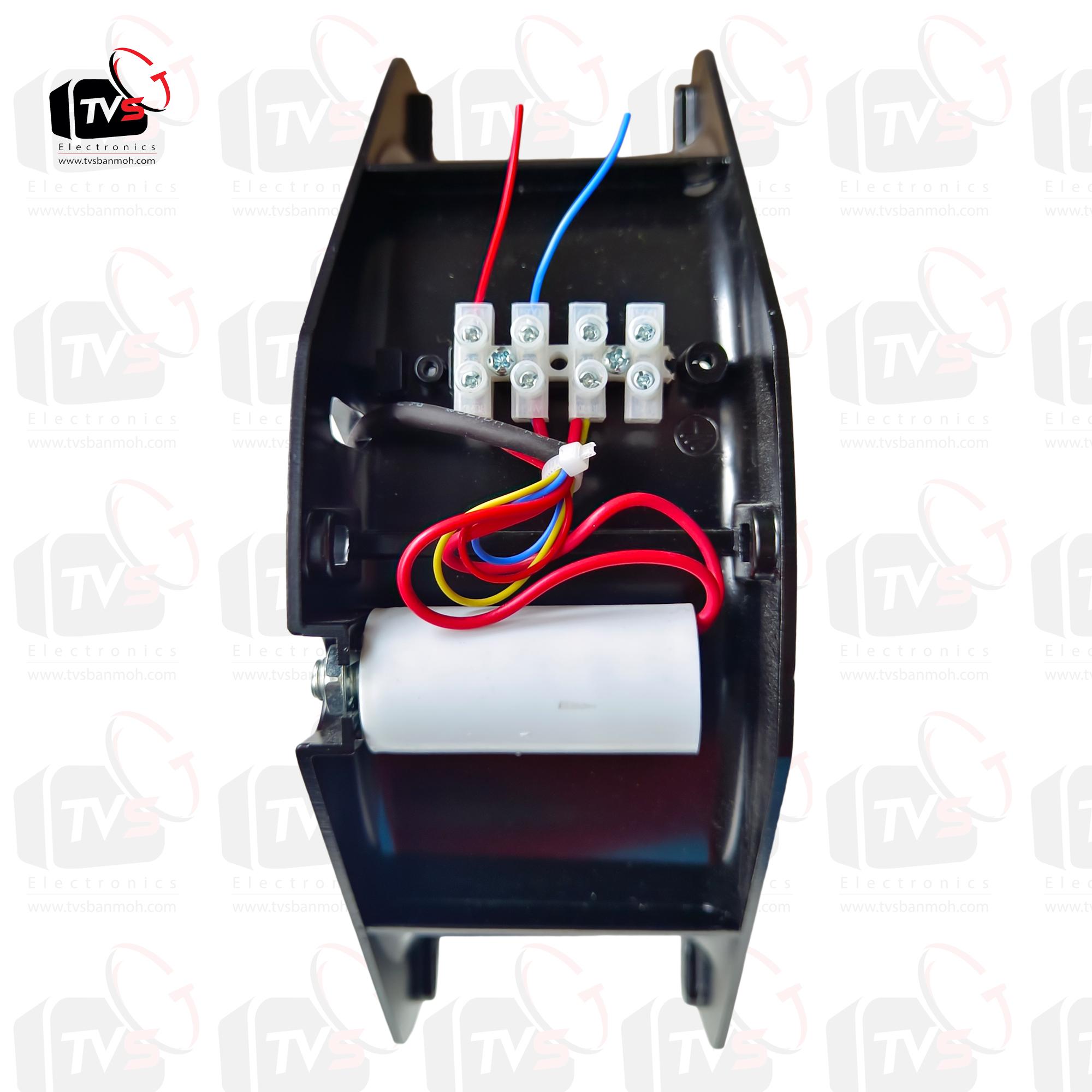 OLEAFFY พัดลมระบายความร้อน Cooling fan 220-240V 50/60Hz 0.45A FFY-22580HBL2 9นิ้ว แกนลูกปืน ใบพัดเหล็ก