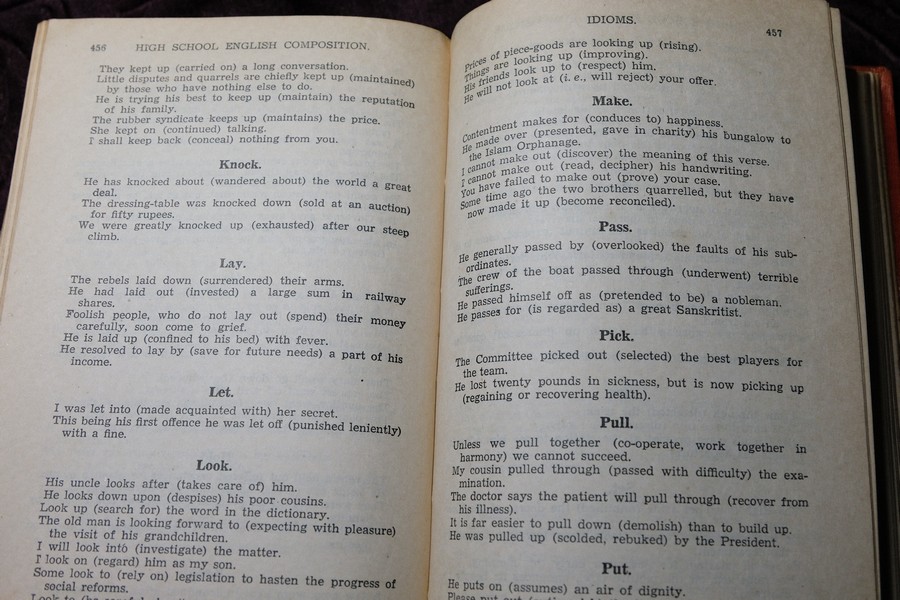 High School English Grammar & Composition by Wren & Martin ปกเเข็ง ปี 1969