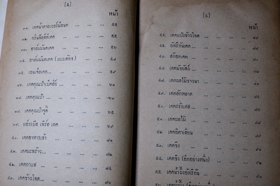 วิธีทำขนมเคค โดย ม.จ.หญิง จันทร์เจริญ รัชนี ปกเเข็ง ปี 2503