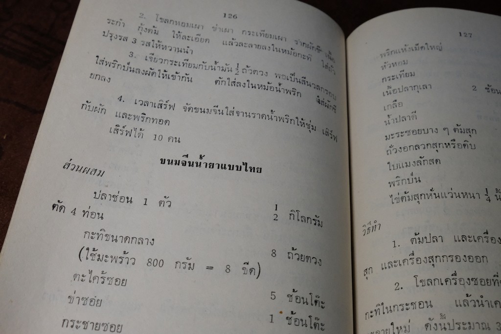 อาหารไทย โดย อ.จรรยา สุบรรณ์ (เล่มเล็ก) หนา 304 หน้า