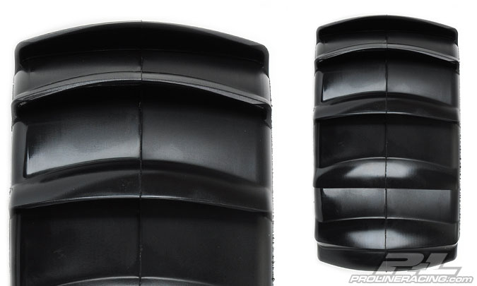 Sling Shot 3.8" Sand Tires Mounted on Desperado Black 1/2" Offset 17mm. Wheels