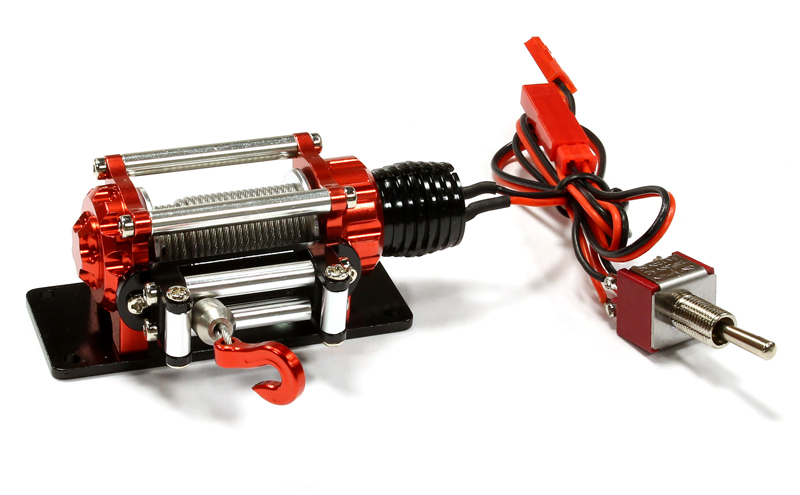 Billet Machined T9 realistic high Torque Mega Winch for Scale Rock Crawler 1/10 Size