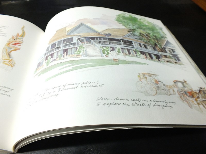 Thailand Sketchbook PORTRAIT OF THE KINGDOM (Painting by Taveepong Limapornvanich. Text by William Warren)