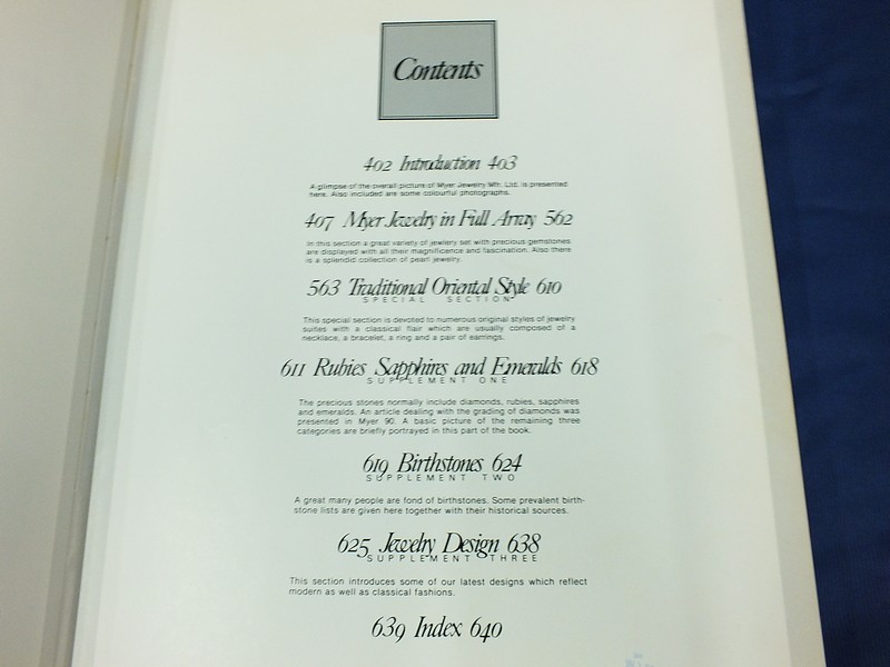 Myer Jewelry in full array ปกแข็ง 640 หน้า พิมพ์ปี 1982