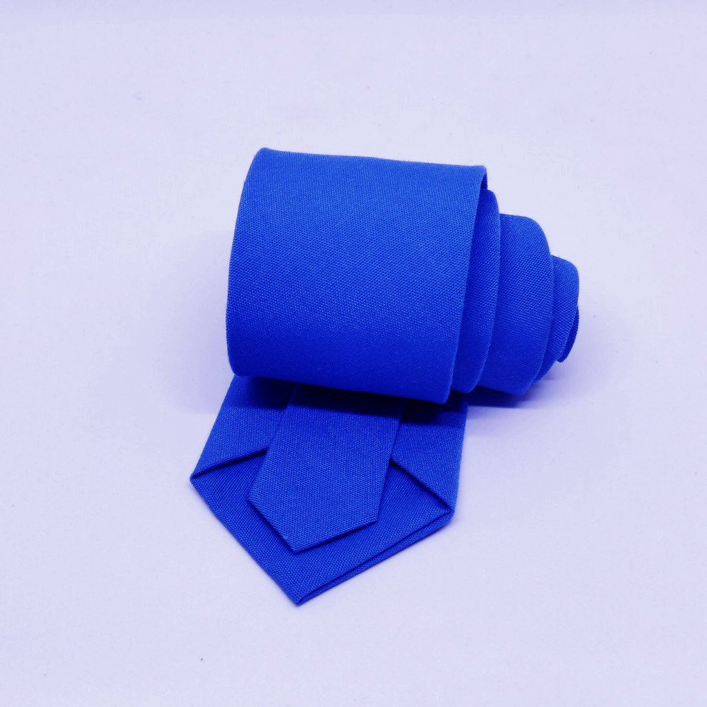 Oscar Indigo6 - เนคไท ผ้าโทเร สีน้ำเงิน เฉด 6 (NT110)